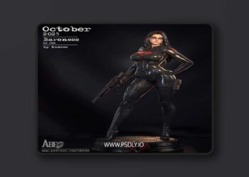 Abe3D – Baroness – 3D Print Model STL