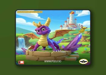 Bee Figures – Spyro the Dragon and Sparx – 3D Print Model STL
