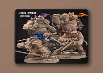 Bite the Bullet – Ninja Tortles – 3D Print Model