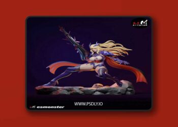 E.S Monster – Artoria Pendragon Alter – 3D Print Model STL