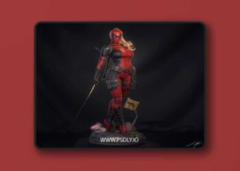 E.S Monster – Lady Deadpool – 3D Print Model STL