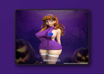Exclusive – Daphne Anime – 3D Print Model STL