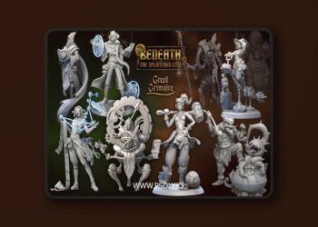 Great Grimoire – Beneath the Splintered City – 3D Print Model