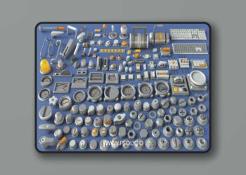 Industrial Kitbash - 9 - 156 pieces