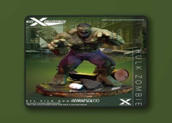 Nice X Collectibles – Zombie Hulk – 3D Print Model STL