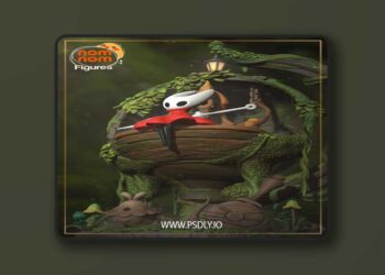 Nomnom Figures – Hornet from Hollow Knight – 3D Print Model STL