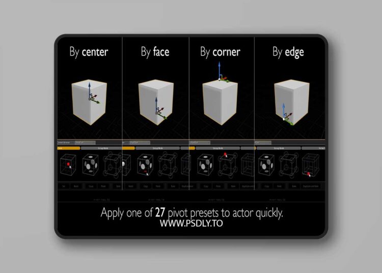 Pivot Tool v1.3.6 (4.27, 5.0, 5.1, 5.2, 5.3, 5.4, 5.7) for Unreal Engine 1 Pivot Tool v1.3.6 (4.27, 5.0, 5.1, 5.2, 5.3, 5.4, 5.7)