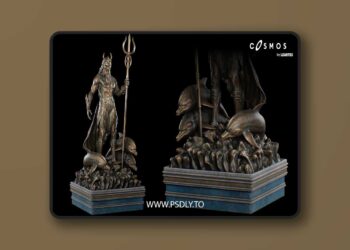 Poseidon Statues (Poseidon Statues Statue Ancient Mythical Roman Prop 3D Art) [5.0 – 5.6]