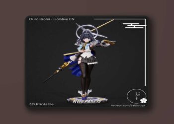 Saltsculpt – Ouro Kronii – 3D Print Model STL