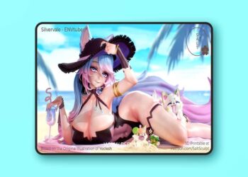 Saltsculpt – Silvervale – En Vtuber – 3D Print Model STL