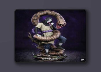 Tanuki Figures – Orochimaru Fullsize – 3D Print Model STL