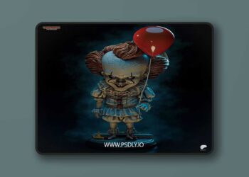 Tanuki Figures – Pennywise Chibi – 3D Print Model STL