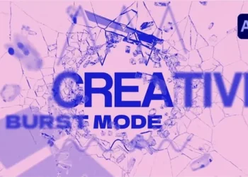 Videohive Glass Shards Motion Typography Intro 60823960