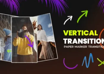 Videohive Vertical Transitions 60528120