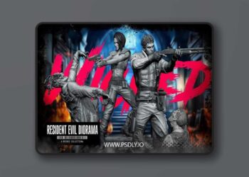 Wicked – Diorama Resident Evil – 3D Print Model STL