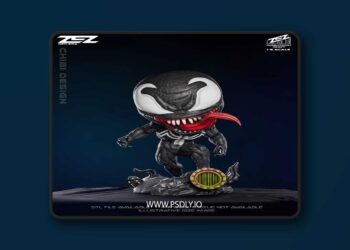 ZEZ Studio – Venom Chibi – 3D Print Model STL