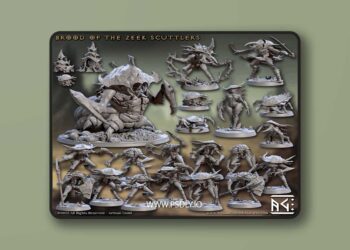 Artisan Guild – October 2025 – Brood of the Zeek Scuttlers – 3D Print Model