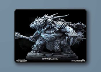 Bestiarum Miniatures – Thulean Champion – 3D Print Model STL