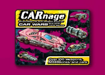 Carnage – Car and Weapons for Car Wars – 3D Print Model