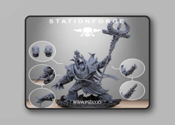 Corrupted Guard King Brute – 3D Print Model