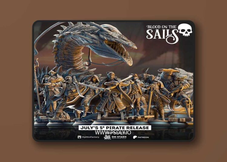 DM Stash – Blood on the Sails July 2025 – 3D Print Model STL 1 DM Stash – Blood on the Sails July 2025 – 3D Print Model STL