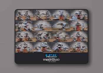 Epic Miniatures – Reptiles of War Set – Lizard Folk and Kobold Encounter – Dragonborn Collection – 3D Print Model