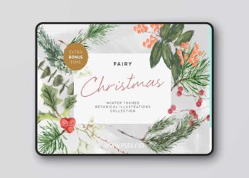 Fairy Christmas Illustration Clipart 1881786