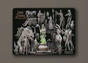Great Grimoire – Merchants of the Dark Alley – 3D Print Model