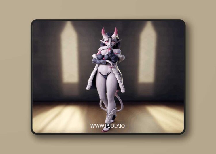 Herzha from Derpixon’s The Cursed Prince – 3D Print Model 1 Herzha from Derpixons The Cursed Prince – 3D Print Model