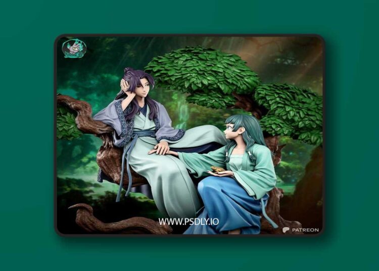 Kaidan – Jinshi x MaoMao – 3D Print Model STL 1 Kaidan – Jinshi x MaoMao – 3D Print Model STL