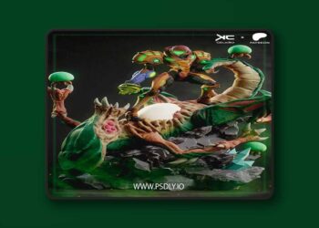 KcStudio – Metroid Diorama – 3D Print Model STL