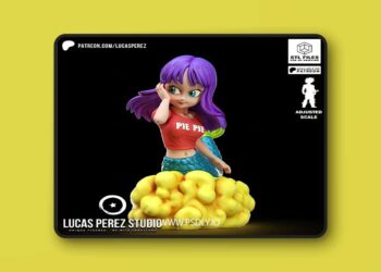 Lucas Perez – Pie Pie – Mermaid Chibi – 3D Print Model STL