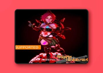 Minigames Miniatures – Cultist chan – 3D Print Model STL