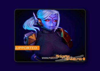 Minigames Miniatures – Greater good bust – 3D Print Model STL