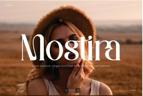 Mostira || Modern Classy Serif Font 1 Mostira Modern Classy Serif Font