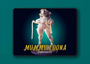 Officer Rhu – Mummy Loona – 3D Print Model STL