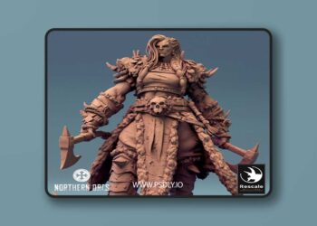 Orc Queen Drakka – 3D Print Model