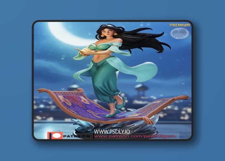 Peach Figure – Jasmine – 3D Print Model STL 1 Peach Figure – Jasmine – 3D Print Model STL