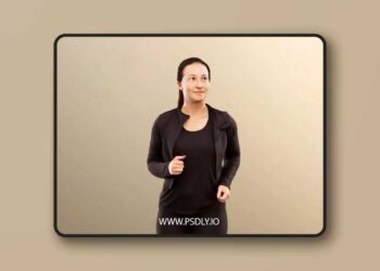 Running Woman low poly 3d model