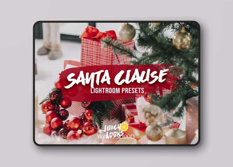 SantaClause - 7 Christmas Lightroom Presets, Mobile & Desktop 1 SantaClause 7 Christmas Lightroom Presets Mobile Desktop