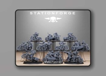 Station Forge – FreeGuard Bikers – 3D Print Model