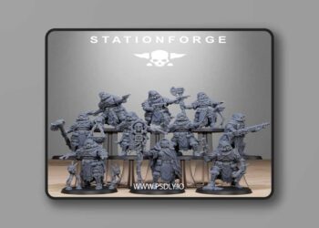 Station Forge – Scavenger Tech Magicians – 3D Pint Model