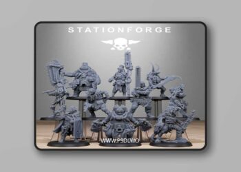 Station Forge – Techno Savage Barbarians – 3D Print Model