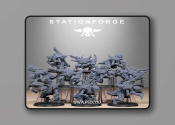 Station Forge – Xenarid Karnyxes – 3D Print Model