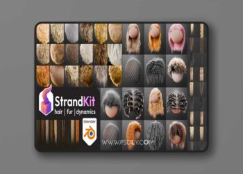 Strandkit | The Hair, Fur & Dynamics Library v1.5.1 (FULL)
