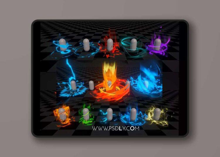 Stylized VFX Buff & Debuff vol.1 v1.0 1 Stylized VFX Buff & Debuff vol.1 v1.0