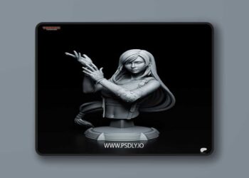 Tanuki Figures – Tifa – Final Fantasy VII Bust – 3D Print Model STL