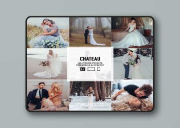 The Luxe Lens Chateau Single Color Palette Lightroom Presets AI Tools