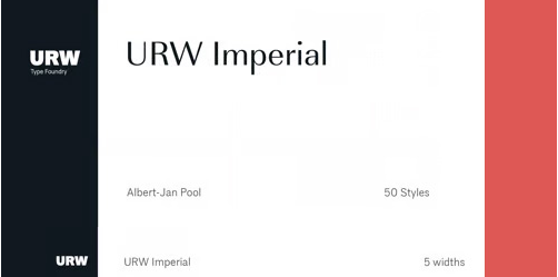 URW Imperial Font Family 50xOTF 1 URW Imperial Font Family