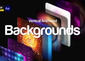 Vertical Animated Backgrounds Social Media Pack